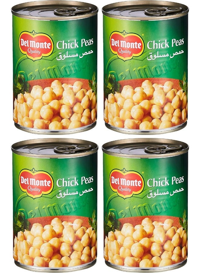 Del Monte Canned Chick Peas, 400 Gms- (Pack Of 4) - Image 1